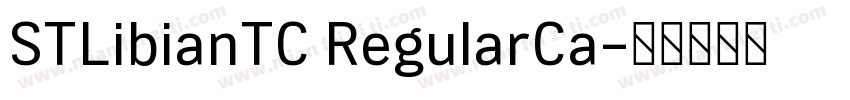 STLibianTC RegularCa字体转换